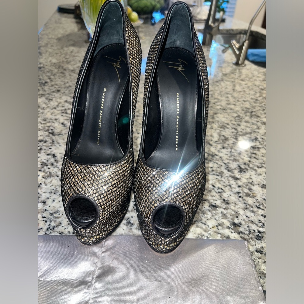 Giuseppe Zanotti Vero Cuoio embellished Heels